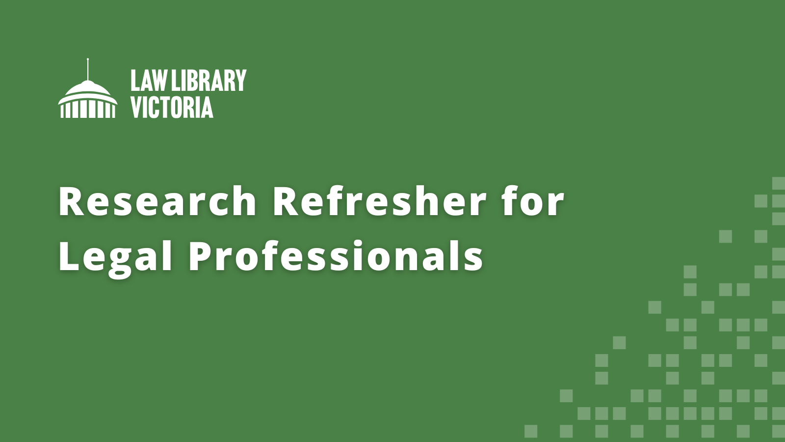 Research Refresher for Legal Professionals