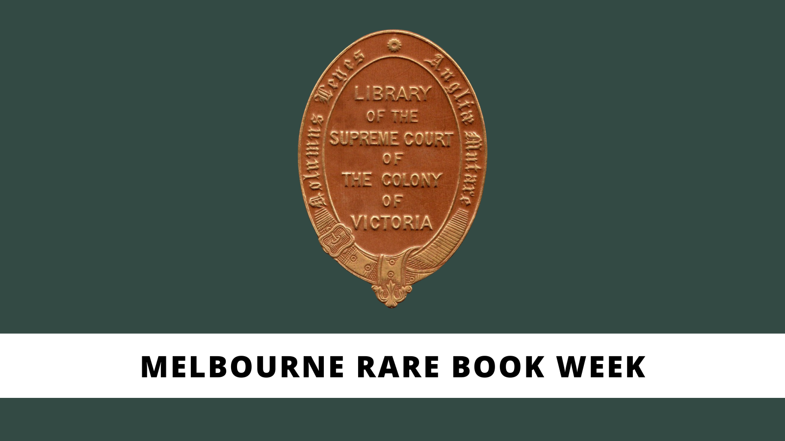Melbourne Rare Book Week Library Crest